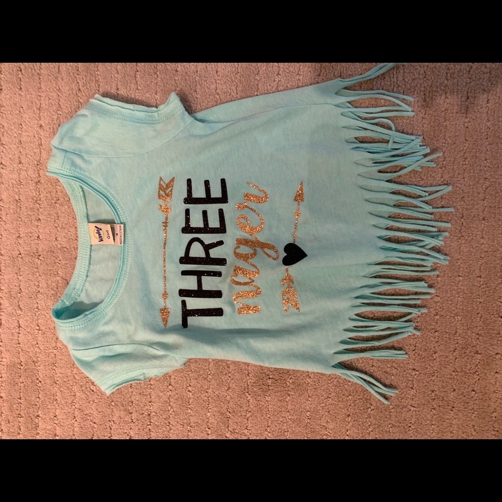 3T toddler three-nager shirt